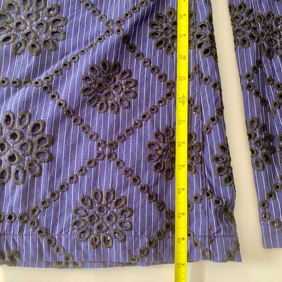 ANTHROPOLOGIE ETT:TWA Embroidered Eyelet Pants - Picture 7 of 8